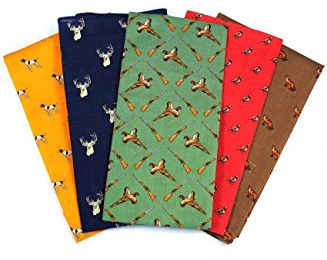 Soprano Country Themed Pack Of Five Cotton Handkerchiefs