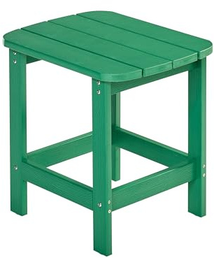 NEG Design Adirondack Tisch Marcy Beistelltisch täuschend echte Holzoptik, Indoor und Outdoor Möbel grün