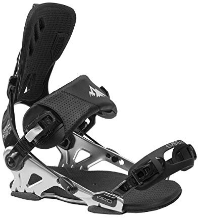 System Pro Freeride Men's Rear Entry Step in Style Snowboard Bindings (X-Large)