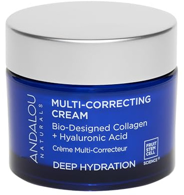 Deep Hydration, Multi-Correcting Cream, 1.7 fl oz (50 ml), Andalou Naturals