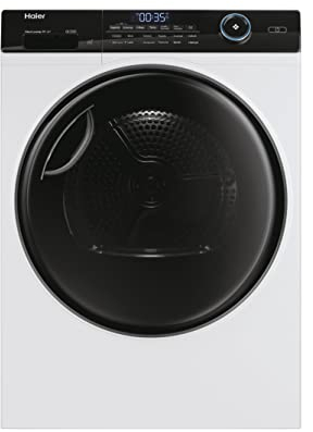 Haier HD90 A3959 Serie 959 Secadora Wi-Fi, 9 kg con bomba de calor, carga frontal, tecnología micro vapor I-Refresh, conectividad Wi-Fi, instalación gratuita, 59,5 x 67,5 x 84,5, clase A+++