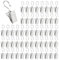 150 Gardienen Klemme Edelstahl Clips Haken Vorhang Haken FüR Schienen Haken Metall Gardinen Clips Vorhang Clips FüR Seilklemmen, Zum AufhäNgen Von DuschvorhäNgen, Fotos, Karten, Stoff