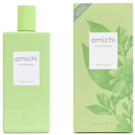 AMICHI - Azahar Dream 150 ml, Colonia Mujer, Perfume en Formato Spray, Perfume Mujer, Eau de Toilette Femenina, Agua Fresca, Fragancia Cítrica