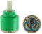 Muxios 2 Pack Tap Cartridge, Ceramic Faucet Cartridge, Ceramic Disc Cartridg Valve, Mix Tap Inner Cartridge Replacement for Bathroom Kitchen Faucet 35MM