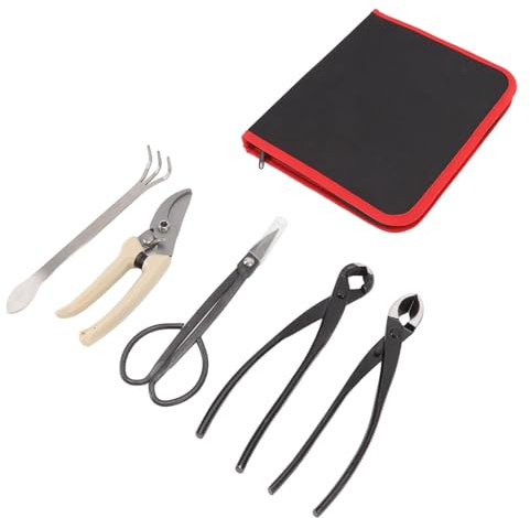 5 uds Herramientas para bonsái Kit de Alambre para bonsái Herramientas Kit de poda para bonsái Juego de Herramientas para bonsái Juego de Herramientas de jardinería