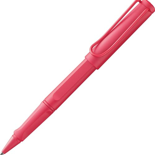 Lamy safari sunset - Bolígrafo roller con empuñadura ergonómica, ancho de trazo M - para una agradable escritura prolongada - de robusto plástico ASA - con recambio roller M 63 negro