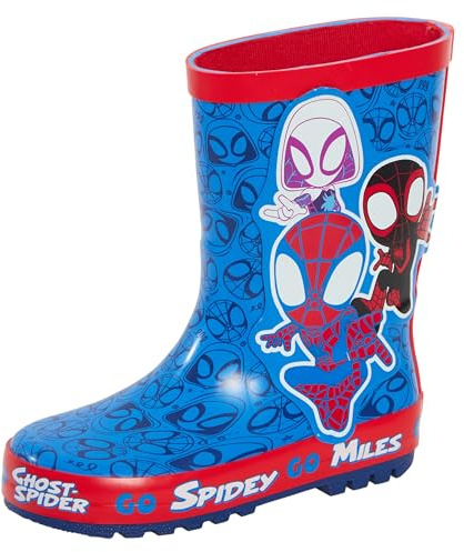 Botas de agua Spidey and His Amazing Friends para niños y niñas, multicolor, 25 EU