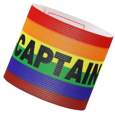 Eventerde Bracelets de capitaine pour football | Bandeaux colorés pour capitaine adulte football, bracelet de sport pour entraînement compétition, joueurs championnats pratiques, terrain, équipes