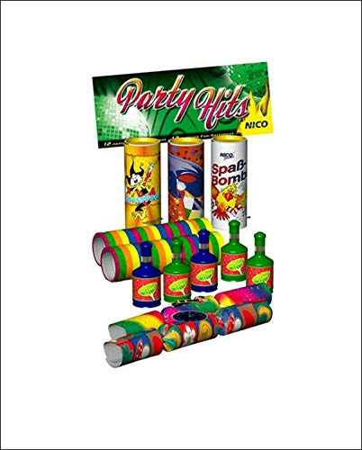 Unbekannt Tischfeuerwerk 12-teilig Luftschlangen