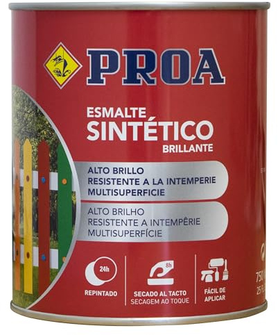 Esmalte sintético brillante Proa. Gris azulado. 375 ML