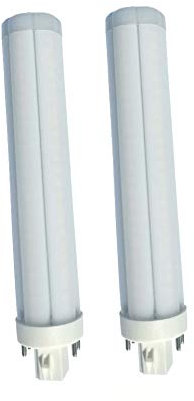 12W Led Gx24Q Base De 4 Pines Bombilla De 12 Vatios AdaptacióN PL 4000K Equivalente A La Luz Del DíA GX24q-3 Luz De Lectura Empotrada CFL De 26 Vatios, 2PCS， Eliminar/Bypass Lastre