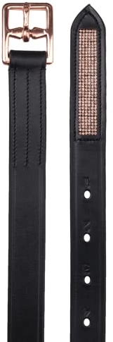 WALDHAUSEN Waldhausen Steigbügelriemen X-Line Rosé, 130 cm, schwarz