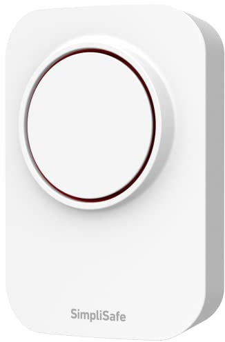 SimpliSafe Wireless 105Db Auxiliary Siren - Compatible with SimpliSafe Home Security Systems