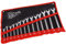 14 Piece Combination Spanners Set | 8mm - 24mm Ring and Open Ended Wrenches with Tool Storage Roll