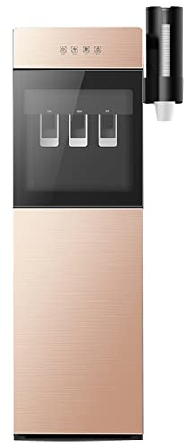 Distributore d'acqua 3 in 1 da 5 galloni, per acqua calda e fredda, con portabicchieri, per casa, ufficio, caffè, tè, bar, dormitorio, con caricamento dal basso