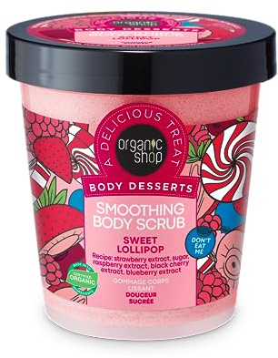 Organic Shop Body Desserts Smoothing Body Scrub Sweet Lollipop, 450 ml