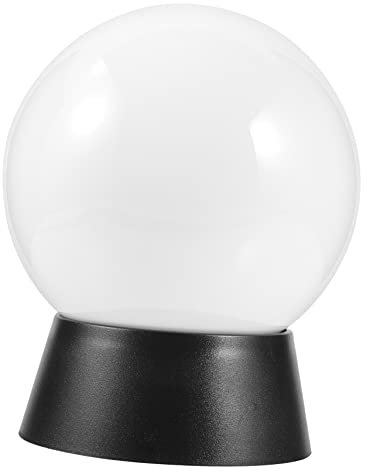 SUPVOX pantalla de pilar al aire libre adorno de luz de pared lámparas de patio al aire libre decoración adorno de lámpara de casa lámpara de pared con forma de bola exterior Encendiendo