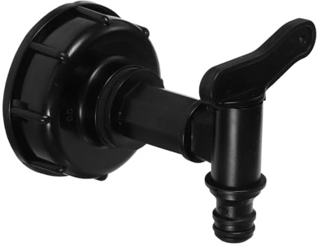 Abaodam Junta De Barril De Kit De Grifo De Lluvia De Plástico Grifo De Caudal para Barriles De Jardín Accesorios para Barriles De Lluvia Uso Jardín y Colección De Agua