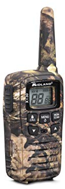 Midland XT30 Mimetic Walkie Talkies uppladdningsbar lång räckvidd – tvåvägsradio med efteretiketisk textur – PMR 446, 6 kM-serien, 38 CTCSS toner, VOX-funktion, USB-kabel – 2 Walkie Talkies