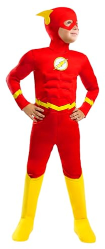 Funidelia | Costume Flash deluxe UFFICIALE per bambino - Supereroi, DC Comics, Justice League - Multicolore