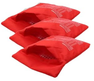 Bolsas para cocinar en microondas, 2 unidades, reutilizables, lavables, ideales para patatas