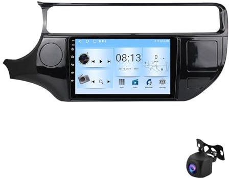 Android 13 Voiture Navigation Stéréo Lecteur Multimédia pour Kia Rio K3 2015-2017 9 Pouces HD IPS Écran Tactile Radio avec WiFi Bluetooth Support Commande au Volant RDS(T 4G+WiFi 8Core 8G+128G)