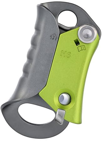 CAZSTYK Ascender multiuso senza maniglia per arrampicata salvataggio avventura all'aperto con costruzione in alluminio leggero ascendente senza maniglia