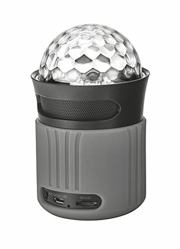 Trust Urban Dixxo Go - Altavoz inalámbrico con iluminación, Gris