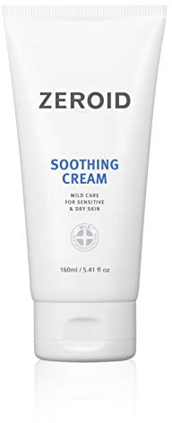 ZEROID | Soothing Cream | Face Moisturizer for Sensitive Skin | Face Cream for Skin Barrier Repair | Facial Lotion for Soothing & Calming | Dermocosmetic Lotion | Korean Skin Care | 5.41 fl oz (160ml)