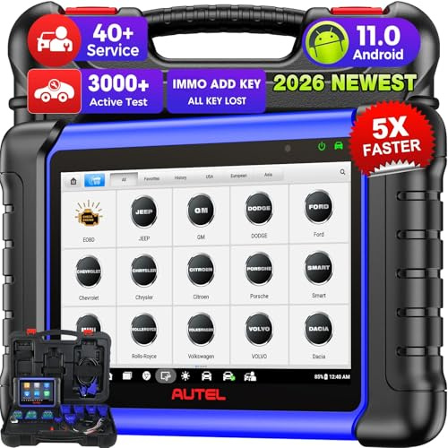 Autel Diagnosi Auto MaxiIM IM508S con Programmatore Chiavi XP200, 2026 Strumenti Programmazione IM508 KM100, Aggiornamenti 2 Anni, Modalità Esperto& Intelligente, 3000+ Test Bidirezionali, 40+ Servizi
