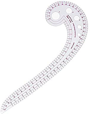 Jieddey Kurvenlineall,Schneiderlineal Französisches Metrisches Schneider Lineal Nähen Lineale Kleidungs-Lineal für Schneiderei Nähen Schneidern DIY Kleidung Handarbeiten