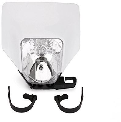 Vit universell 12 V/35 W motorcykel halogenstrålkastare huvudlampa