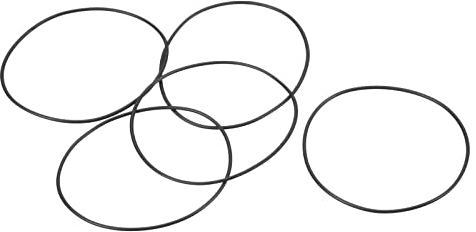 PATIKIL 20 Stück Dichtungsringe O-Ringe Gummidichtung 40mm AD 38mm ID 1mm Dicke Nitrilgummi Unterlegscheibe Dichtungssatz Gummischeiben für Auto Klimaanlage Wasserhahn Rohr Schwarz