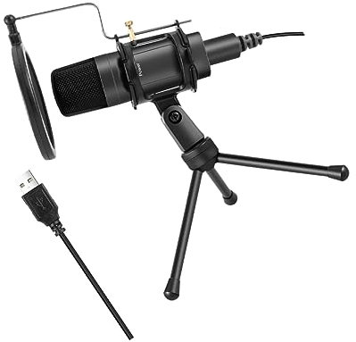 VINTORKY Condenser Microphone Set Usb Microphone Kit for Gaming Live Streaming Podcasting Compatible and Laptop