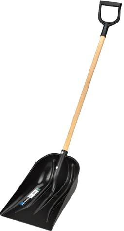 Draper General Purpose Plastic Shovel with Beechwood Handle - 21005 - Heavy Duty for Snow and Garden Waste