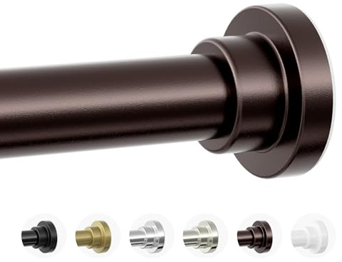Mcrbeay Shower Curtain Rod, 1 Diameter Heavy Duty Tension Shower Rod