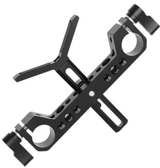 Support d'épaule pour appareil photo reflex numérique avec plaque à dégagement rapide pour trépied réglable