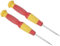 TOP-VIGOR 5pcs Mini Tri-Point Screwdriver 0.6mm Y-Type Head 80mm Length, Small Precision Screwdrivers with Non-Slip Handle for Electronics, Glasses, Watch, Computer and Small Appliance Repair
