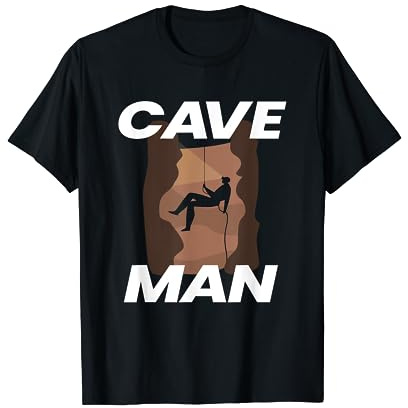 Cave Man I Speleologia Speleologia Speleologia All'aperto Maglietta