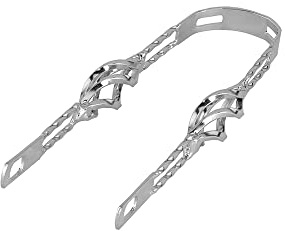 Lowrider Bike 12 Cage Twisted Fender Braces Chrome.