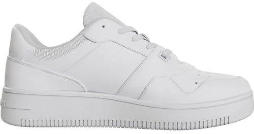 Tommy Jeans Femme Tjw Retro En0en02505 -Chaussures -Baskets -Sneakers, Blanc White, 39 EU