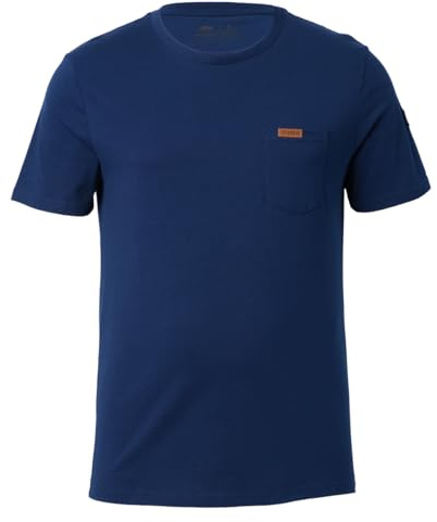 FORSBERG T-Shirt mit Brusttasche hochwertige Materialien sehr Gute Passform hoher, Farbe:blau, Größe:XL