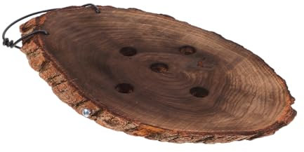 POPETPOP Geweihfarn-montagebrett, Pflanzgefäß Zum Aufhängen Aus Holz, Wandmontage, Vertikaler Pflanztopf Für Orchideen, Kletterpflanzen Und Sukkulenten