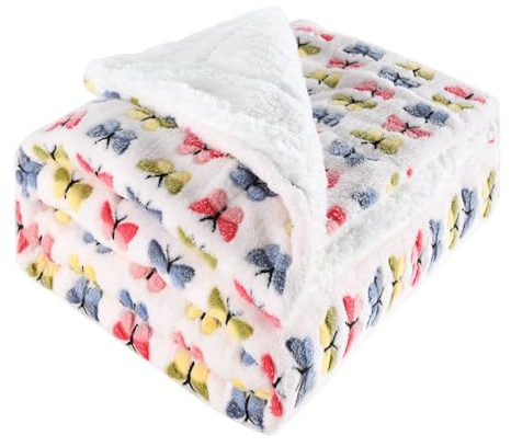 HNGKGJBL Couverture LestéE en Polaire Ultra Douce pour Adultes, 150 X 120 Cm, Douce Et Chaude, pour l'hiver, avec Perles en CéRamique, Lavable, pour Canapé-Lit(Style 5)