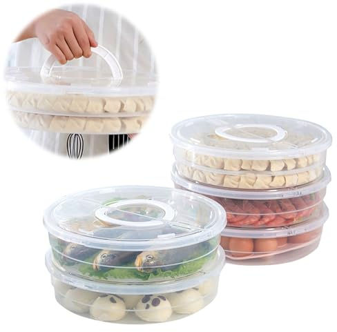 Boîte de rangement alimentaire réutilisable de 30,5 cm avec couvercle et poignée, boîte de rangement à 2 compartiments pour tranches de pizza, tranches de pizza, restes de pizza pour gâteau