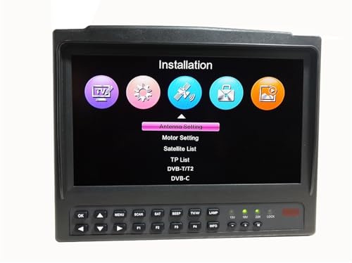 DVB-S2 DVB-T2 Satellite Finder Meter HD TV Receiver MPEG-4 Modulator DVB-S/S2 MP4 HEVC(H.265) AVS/AVS Easy To Use