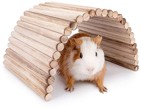 Niteangel Small Animal Climbing Toys - Suspension Bridge Ladder for Hamsters Gerbils Mice Rats Guinea Pigs or Other Small Pets (15.7'' x 7.8'')