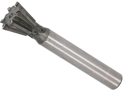 75 Degree Carbide Dovetail Milling Cutter with 20mm Straight Shank, 6 Margins for Grinding General Iron Materials