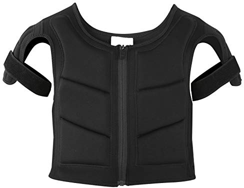Alvinlite Protecteur de Poitrine pour Enfants, Armure de Protection pour Motocross Dirt Bike, Veste de Gilet de vélo pour Jeunes(XS) Armure