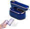 Mini Steam Iron,1000w Travel Iron Steam Mini,180 Degree Rotating Foldable Steamer Iron,20s Fast Heat Up,Ceramic Nonstick Soleplate, Portable Iron for Home Office Travel(Blue)
